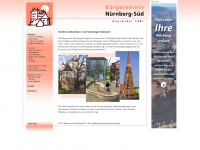 buergerverein-nuernberg-sued.de Webseite Vorschau