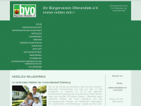 buergerverein-ofenerdiek.de Webseite Vorschau