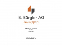 buerglerbau.ch Webseite Vorschau
