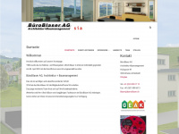 bueroblaser.ch Webseite Vorschau