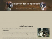 boxer-von-den-tempelrittern.de Webseite Vorschau