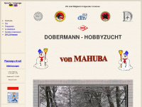 mahuba.de Webseite Vorschau