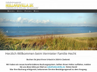 hollandvilla.de Webseite Vorschau