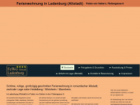 ladenburg-ferienwohnung.de Webseite Vorschau