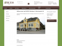 buessvins.ch Webseite Vorschau