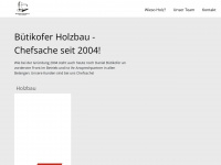 buetikofer-holzbau.ch Webseite Vorschau