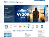 scientology-stockholm.org Webseite Vorschau
