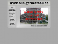 buh-geruestbau.de Webseite Vorschau