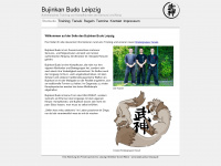 bujinkan-leipzig.de Webseite Vorschau