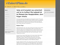 robertplum.de Webseite Vorschau