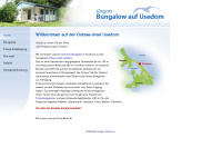 bungalow-koserow.de Webseite Vorschau
