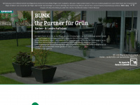 bunk-gartenbau.de Webseite Vorschau