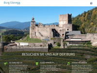 burg-glanegg.at Webseite Vorschau