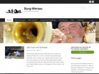 burg-wersau.de Webseite Vorschau