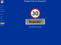 burgacker.de Webseite Vorschau