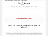 burgapotheke-luechow.de Webseite Vorschau