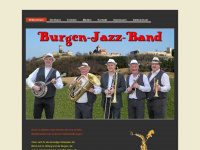 burgen-jazz-band.de Webseite Vorschau
