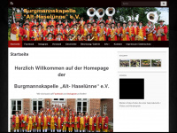 burgmannskapelle-haseluenne.de Webseite Vorschau