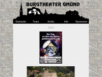 burgtheater-gmuend.at Webseite Vorschau