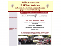 burgweinfest.de Webseite Vorschau
