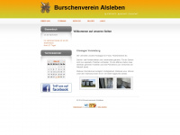 burschenverein-alsleben.de Webseite Vorschau