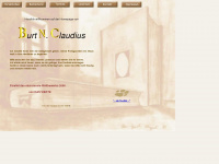 burtclaudius.de Webseite Vorschau