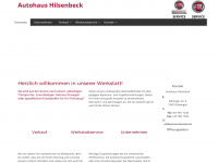 autohaus-hilsenbeck.de Webseite Vorschau