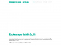 buerckenmeyer.de Webseite Vorschau