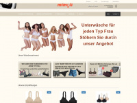 mimoli-dessous.de Webseite Vorschau