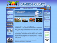 gamers-holidays.com Webseite Vorschau