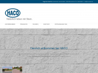 haco-beton.de Webseite Vorschau