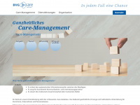 bvgcare.ch Webseite Vorschau