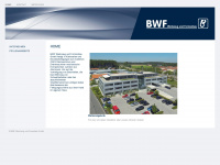 bwf-gmbh.de Webseite Vorschau