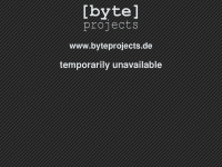 byteprojects.de Webseite Vorschau