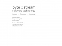 bytestream.de Webseite Vorschau