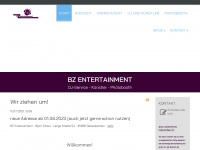 bz-entertainment.de Webseite Vorschau