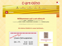 c-art-olino.ch Webseite Vorschau