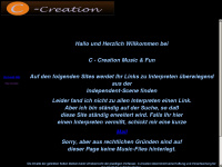 c-creation.de Webseite Vorschau