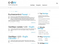 c-dev.ch Webseite Vorschau