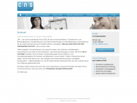 c-n-s.at Webseite Vorschau