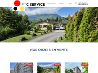 c-service.ch Webseite Vorschau