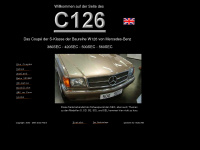 c126.de Webseite Vorschau