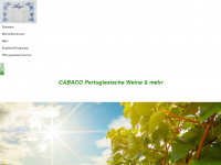cabaco.de Webseite Vorschau
