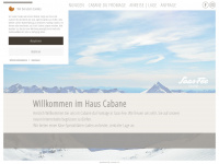 cabane-saas-fee.ch Webseite Vorschau