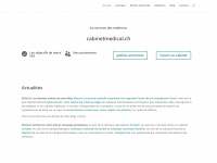 cabinetmedical.ch Webseite Vorschau