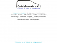 caddyfreunde.de Webseite Vorschau