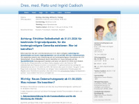 cadisch.ch Webseite Vorschau