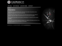 cadranor.ch Webseite Vorschau