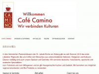 cafecamino.de Webseite Vorschau