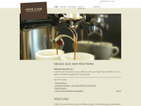 caffe-a-due.de Webseite Vorschau